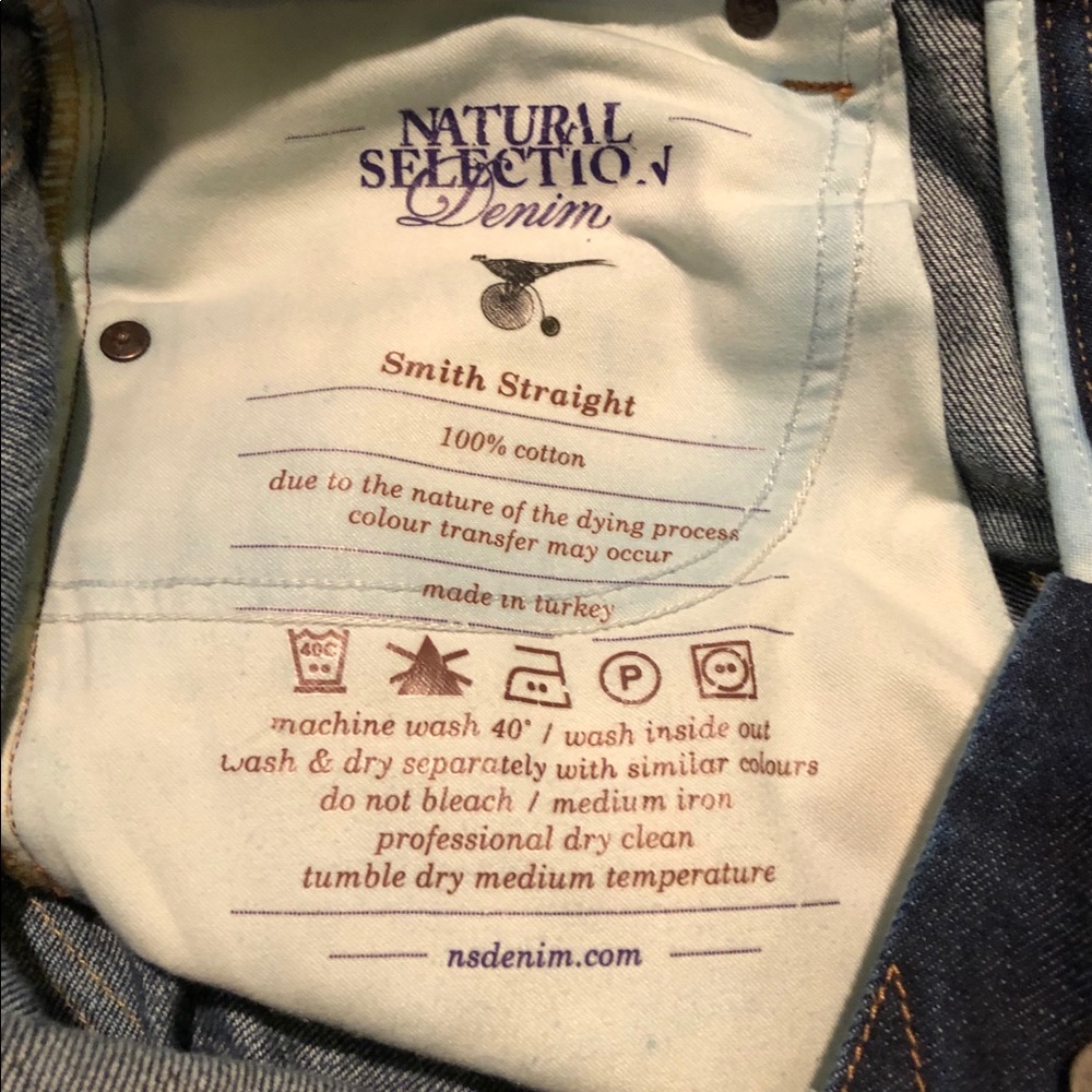 BY WAY OF NATURAL SELECTION Smith Straight jeans!